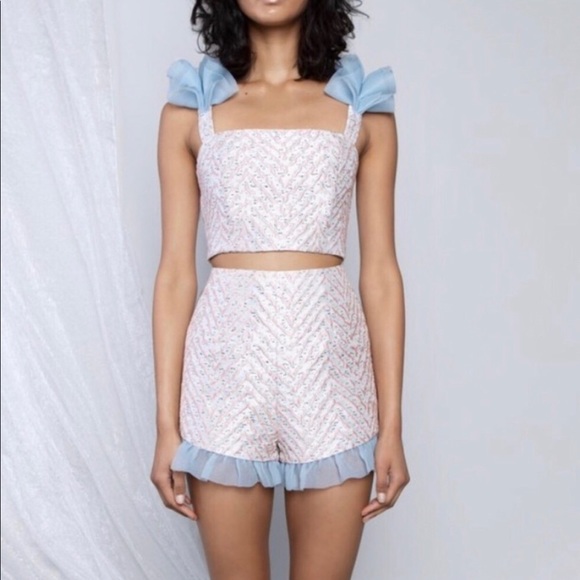 Delphine the label Tops - NWT Ruffle Two Piece Set